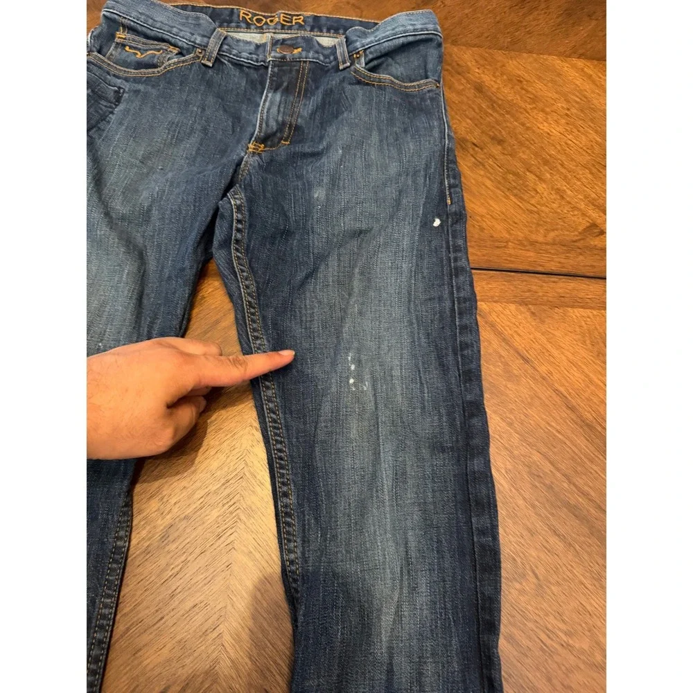 Kimes Ranch Roger Mens Jeans 30x30 Straight Leg Western Denim Blue Made in USA